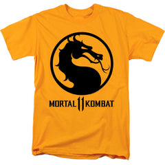 Mortal Kombat 11 Dragon Logo Men's 18/1 Cotton Short-Sleeve T-Shirt