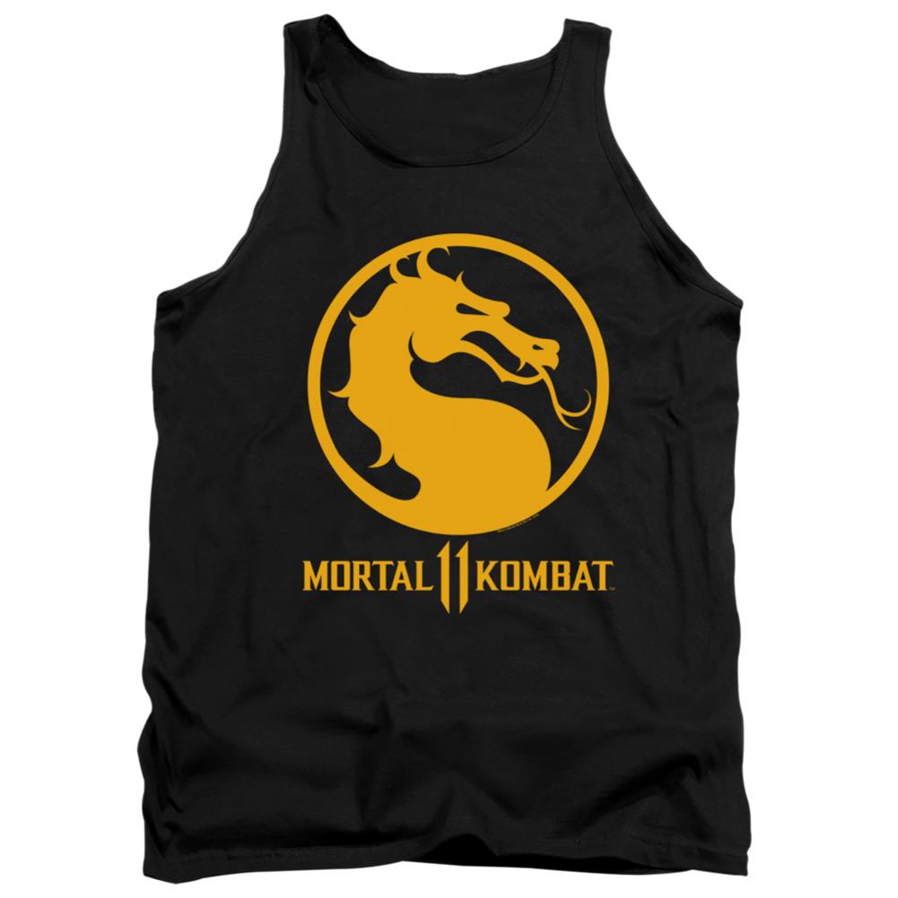 Mortal Kombat 11 Dragon Logo Men's 18/1 Cotton Tank Top