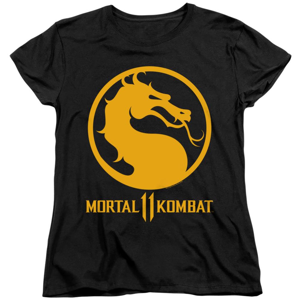 Mortal Kombat 11 Dragon Logo Women's 18/1 Cotton Short-Sleeve T-Shirt
