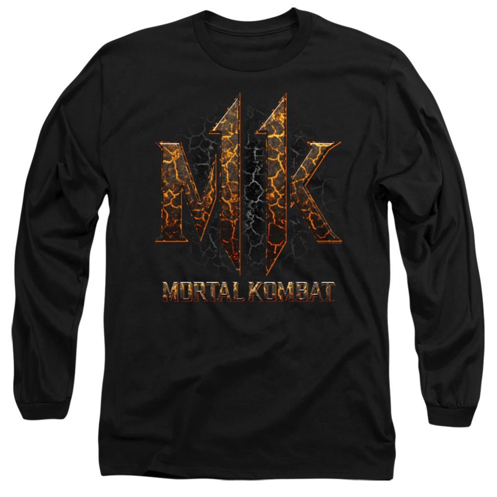 Mortal Kombat 11 Mk11 Lava Men's 18/1 Cotton Long-Sleeve T-Shirt