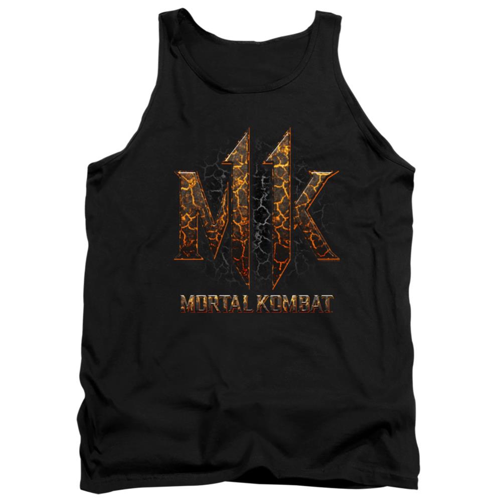 Mortal Kombat 11 Mk11 Lava Men's 18/1 Cotton Tank Top
