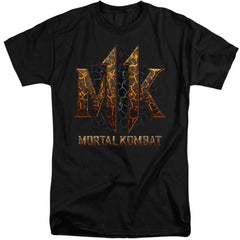 Mortal Kombat 11 Mk11 Lava Men's 18/1 Tall Cotton Short-Sleeve T-Shirt