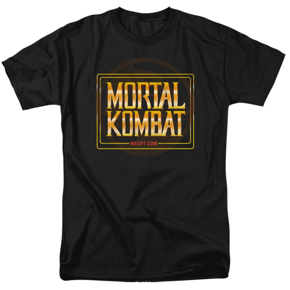 Mortal Kombat Klassic Insert Coin Men's 18/1 Cotton Short-Sleeve T-Shirt