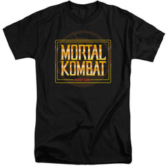 Mortal Kombat Klassic Insert Coin Men's 18/1 Tall Cotton Short-Sleeve T-Shirt