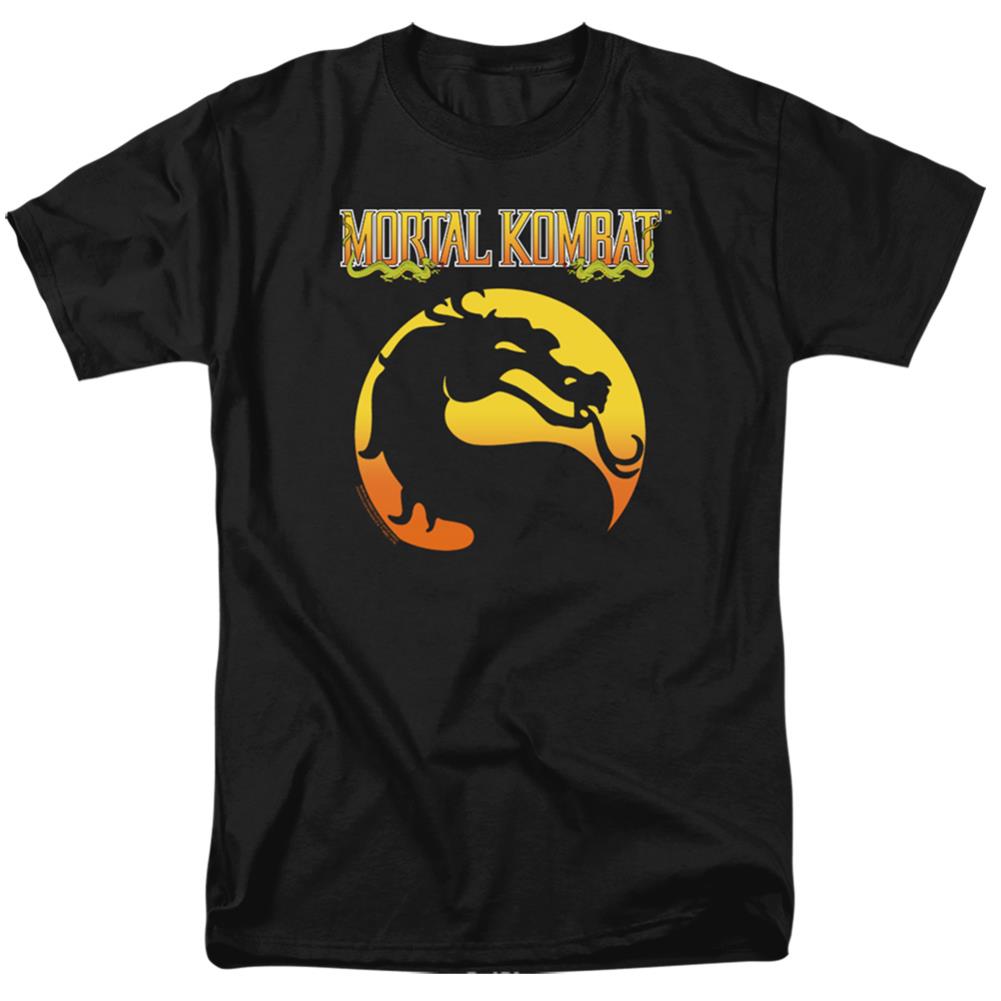Mortal Kombat Klassic Logo Men's 18/1 Cotton Short-Sleeve T-Shirt