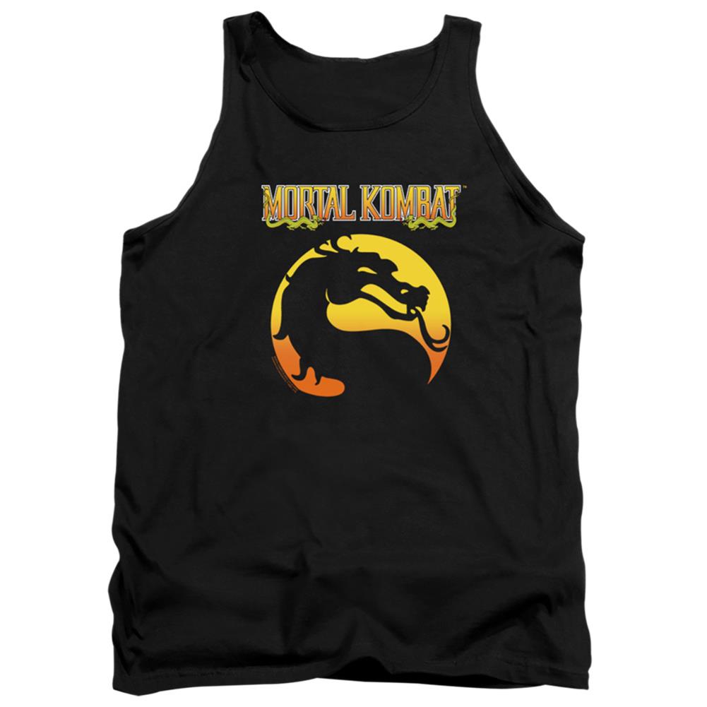 Mortal Kombat Klassic Logo Men's 18/1 Cotton Tank Top