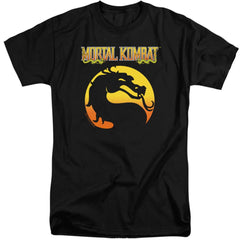 Mortal Kombat Klassic Logo Men's 18/1 Tall Cotton Short-Sleeve T-Shirt