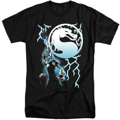 Mortal Kombat Klassic Raiden Men's 18/1 Tall Cotton Short-Sleeve T-Shirt