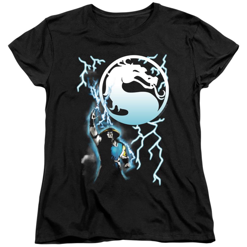Mortal Kombat Klassic Raiden Women's 18/1 Cotton Short-Sleeve T-Shirt