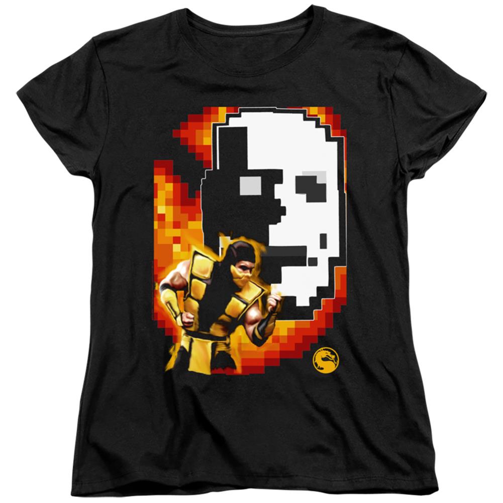 Mortal Kombat Klassic Scorpion Women's 18/1 Cotton Short-Sleeve T-Shirt