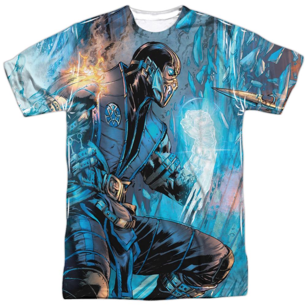 Mortal Kombat Kombat Comic Men's Regular Fit Polyester Short-Sleeve T-Shirt