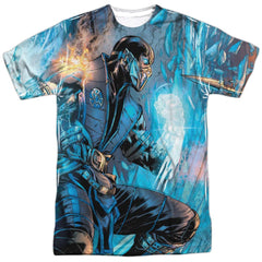 Mortal Kombat Kombat Comic Men's Regular Fit Polyester Short-Sleeve T-Shirt