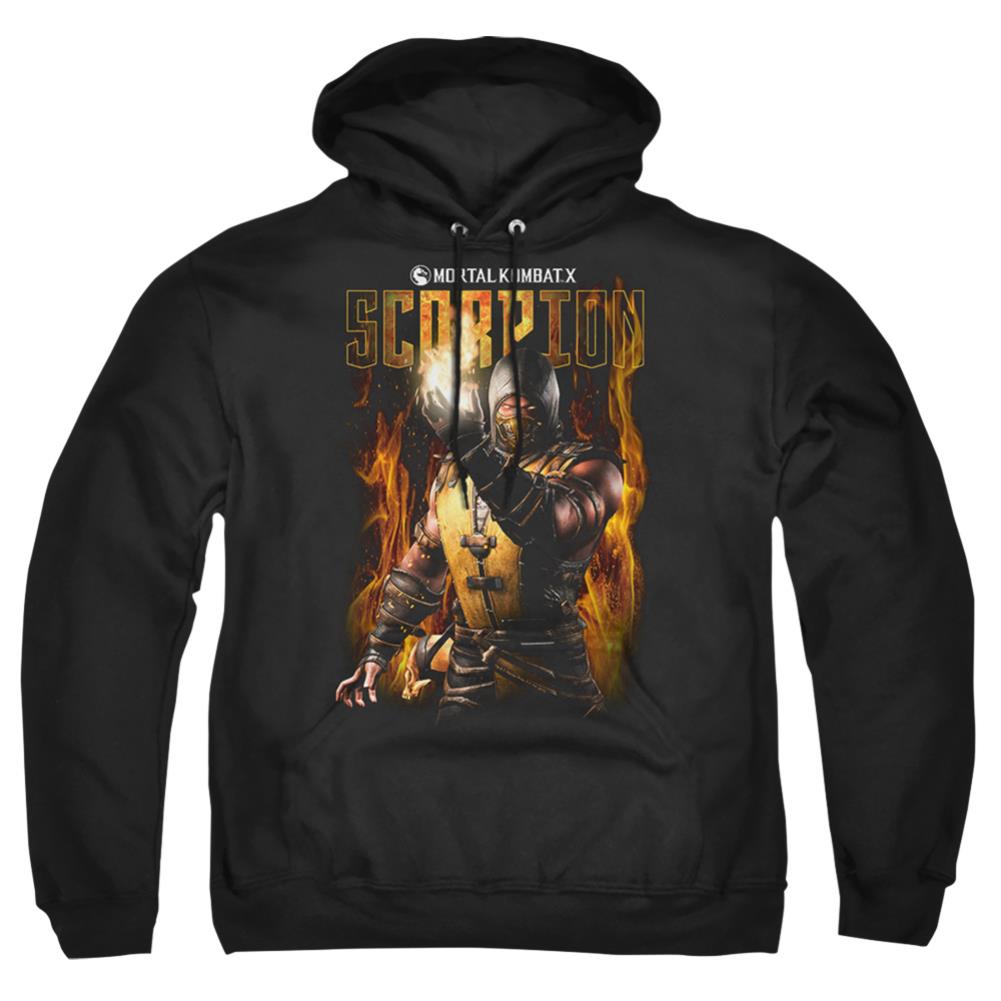 Mortal Kombat Scorpion Men's Pull-Over 75 25 Poly Hoodie
