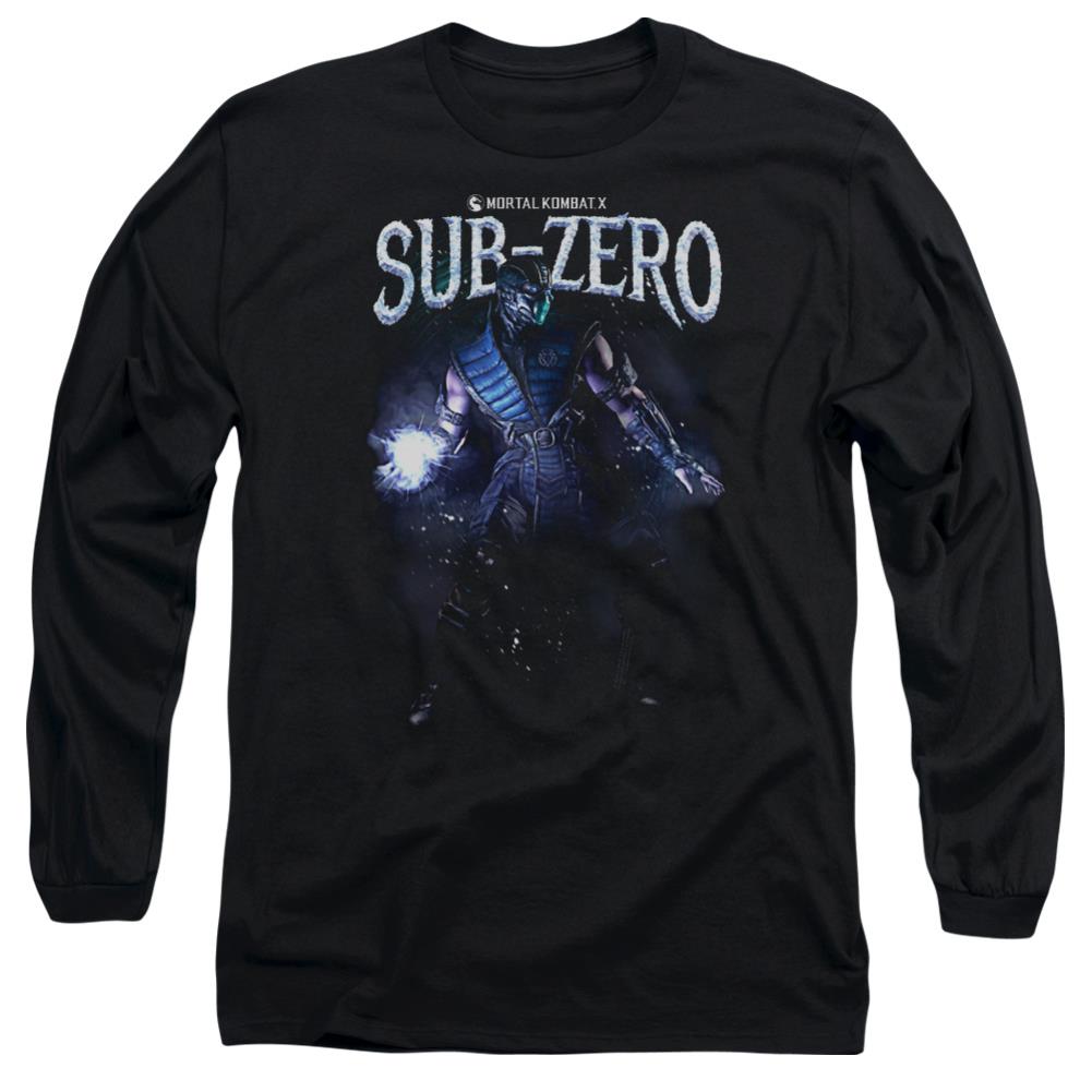 Mortal Kombat Sub-Zero Men's 18/1 Cotton Long-Sleeve T-Shirt