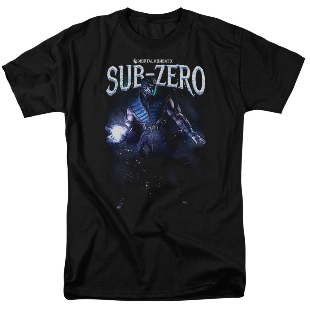 Mortal Kombat Sub-Zero Men's 18/1 Cotton Short-Sleeve T-Shirt