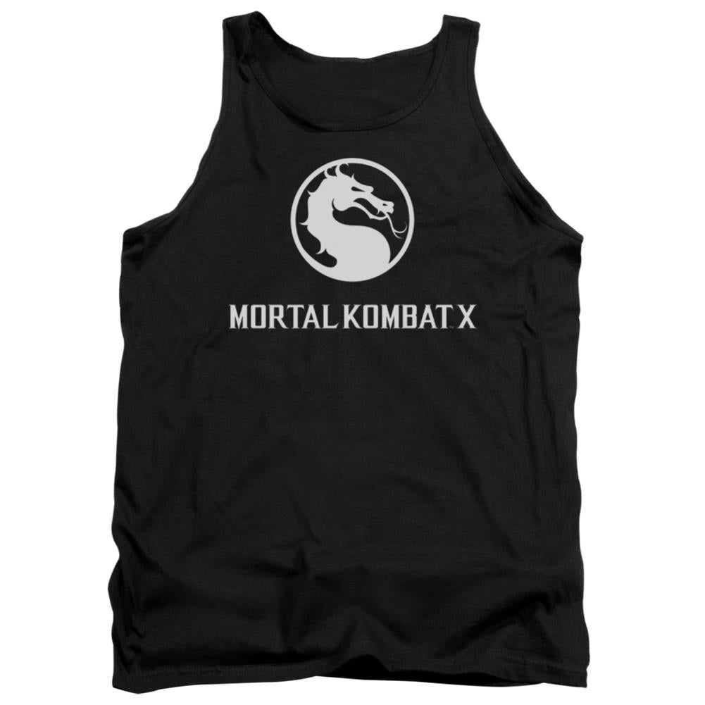 Mortal Kombat X Dragon Logo Men's 18/1 Cotton Tank Top