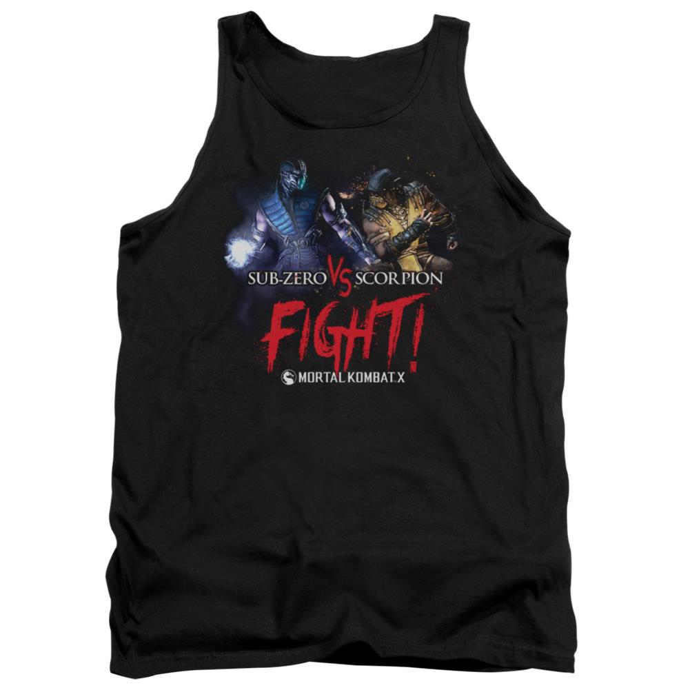 Mortal Kombat X Fight Men's 18/1 Cotton Tank Top