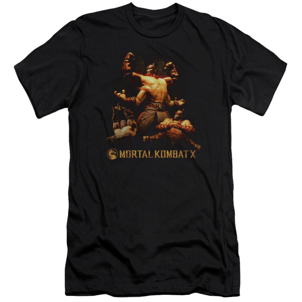 Mortal Kombat X Goro Men's Ultra-Soft 30/1 Cotton Slim Short-Sleeve T-Shirt
