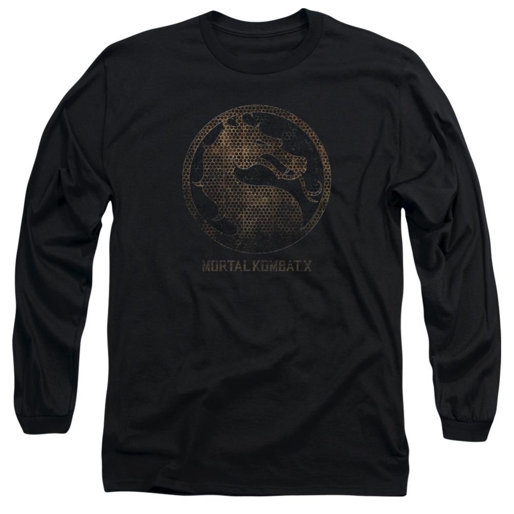 Mortal Kombat X Metal Seal Men's 18/1 Cotton Long-Sleeve T-Shirt