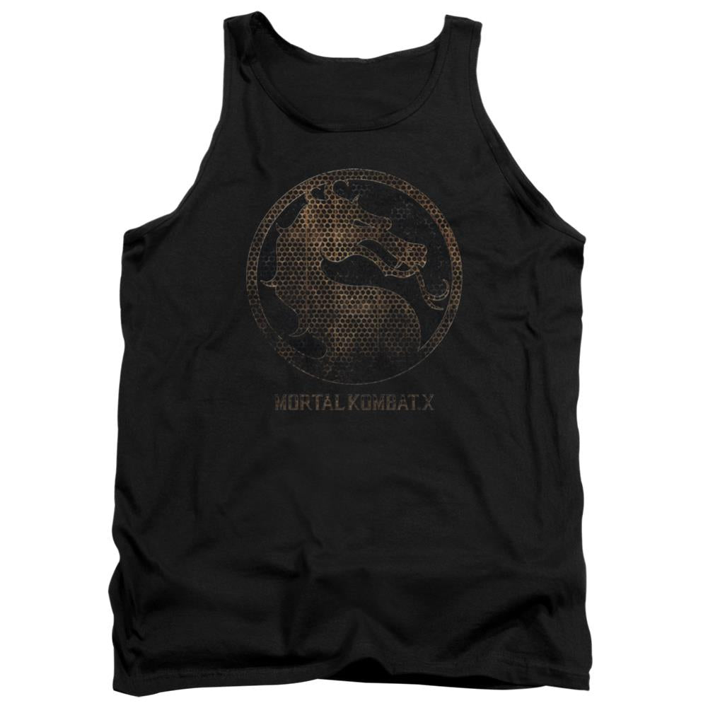 Mortal Kombat X Metal Seal Men's 18/1 Cotton Tank Top