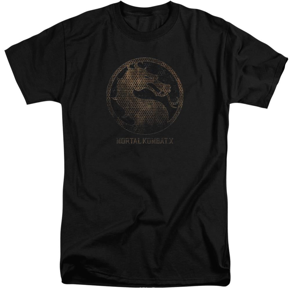 Mortal Kombat X Metal Seal Men's 18/1 Tall Cotton Short-Sleeve T-Shirt