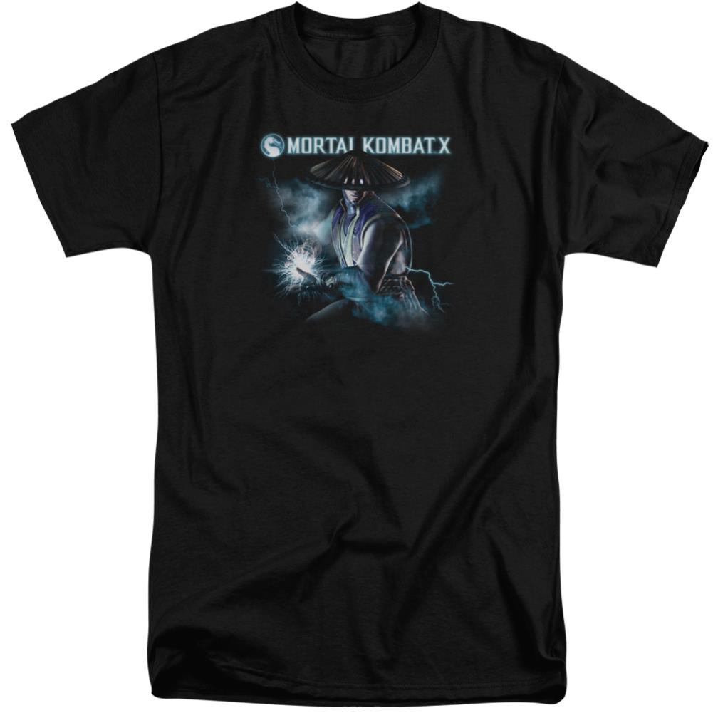 Mortal Kombat X Raiden Men's 18/1 Tall Cotton Short-Sleeve T-Shirt