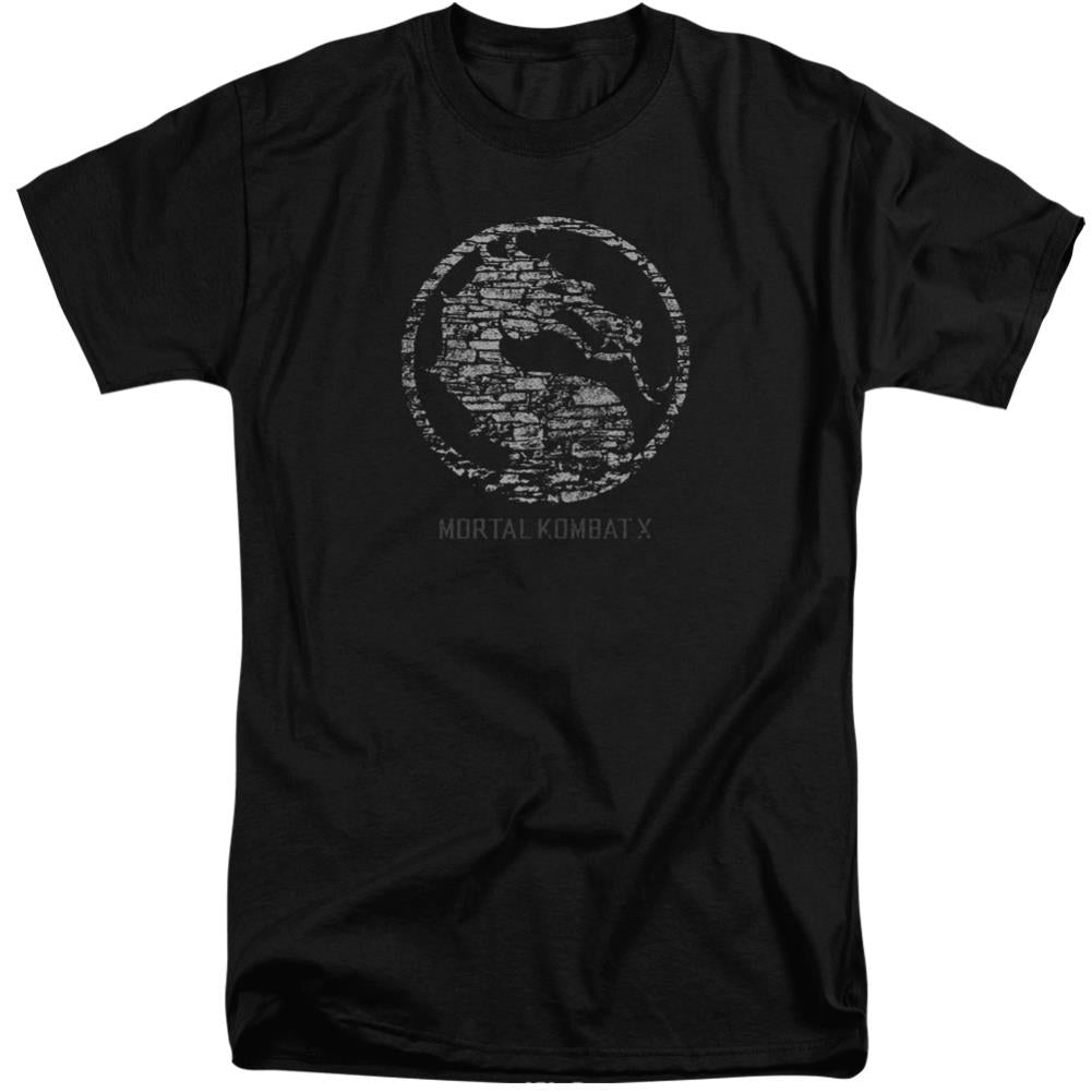 Mortal Kombat X Stone Seal Men's 18/1 Tall Cotton Short-Sleeve T-Shirt