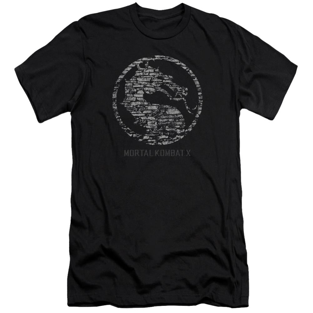 Mortal Kombat X Stone Seal Men's Ultra-Soft 30/1 Cotton Slim Short-Sleeve T-Shirt