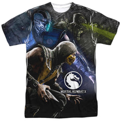 Mortal Kombat X Three Of A Kind Men's Regular Fit Polyester Short-Sleeve T-Shirt