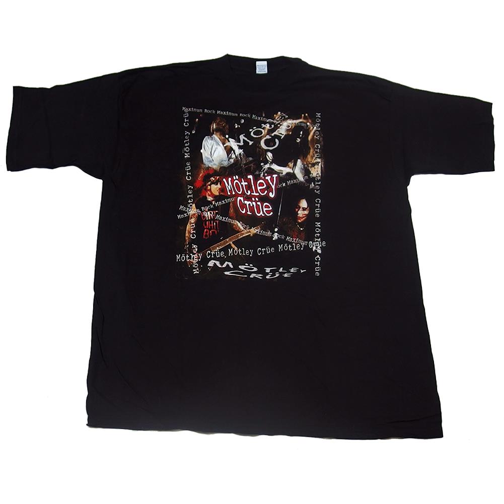 Motley Crue Men's 1999 Maximum Rock Tour Black T-Shirt