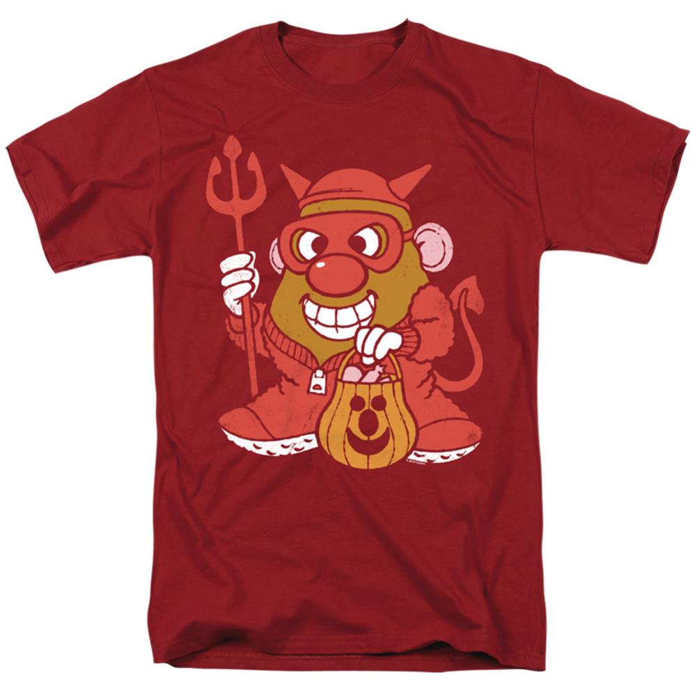 Mr. Potato Head Deviled Spud Men's 18/1 Cotton Short-Sleeve T-Shirt