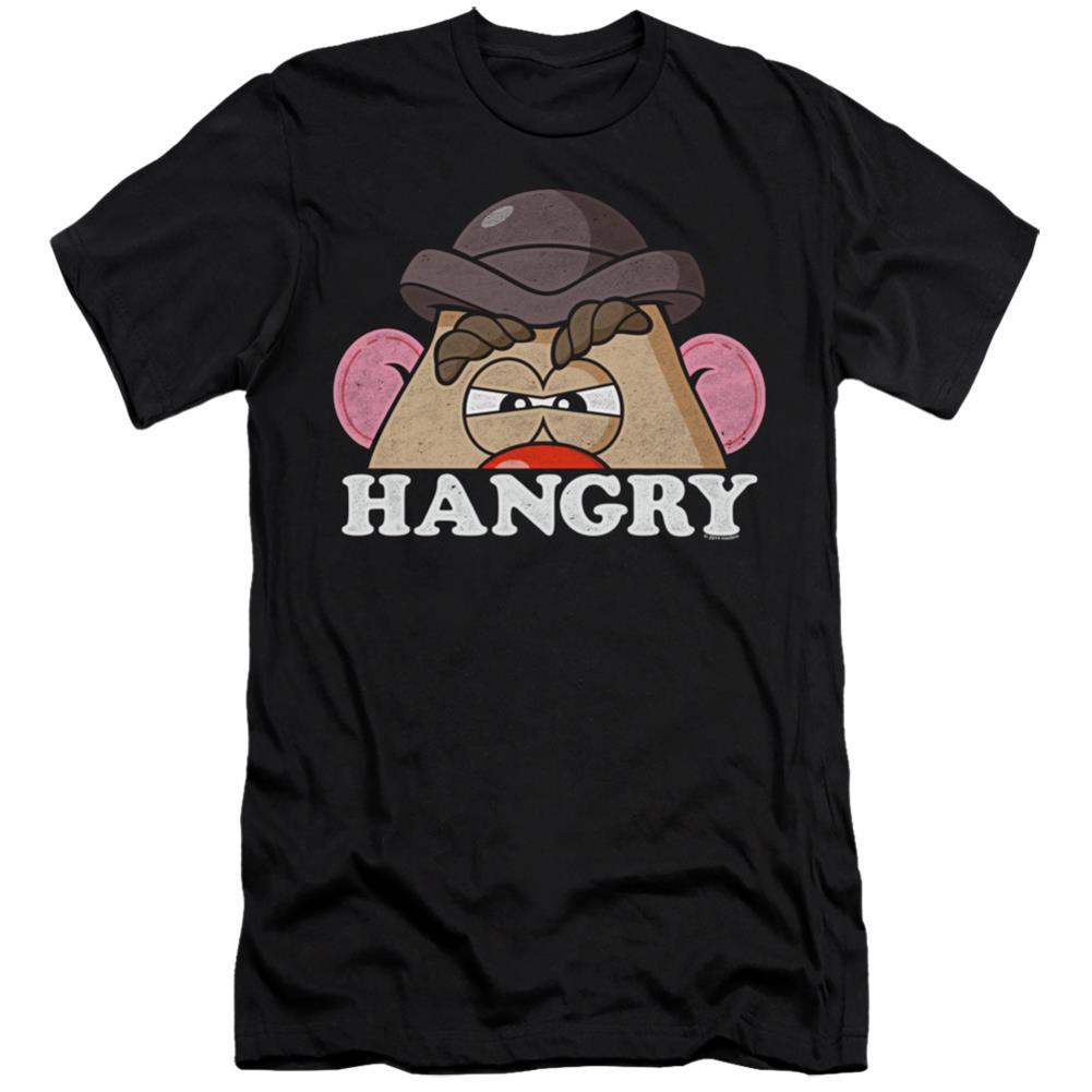 Mr. Potato Head Hangry Men's Ultra-Soft 30/1 Cotton Slim Short-Sleeve T-Shirt