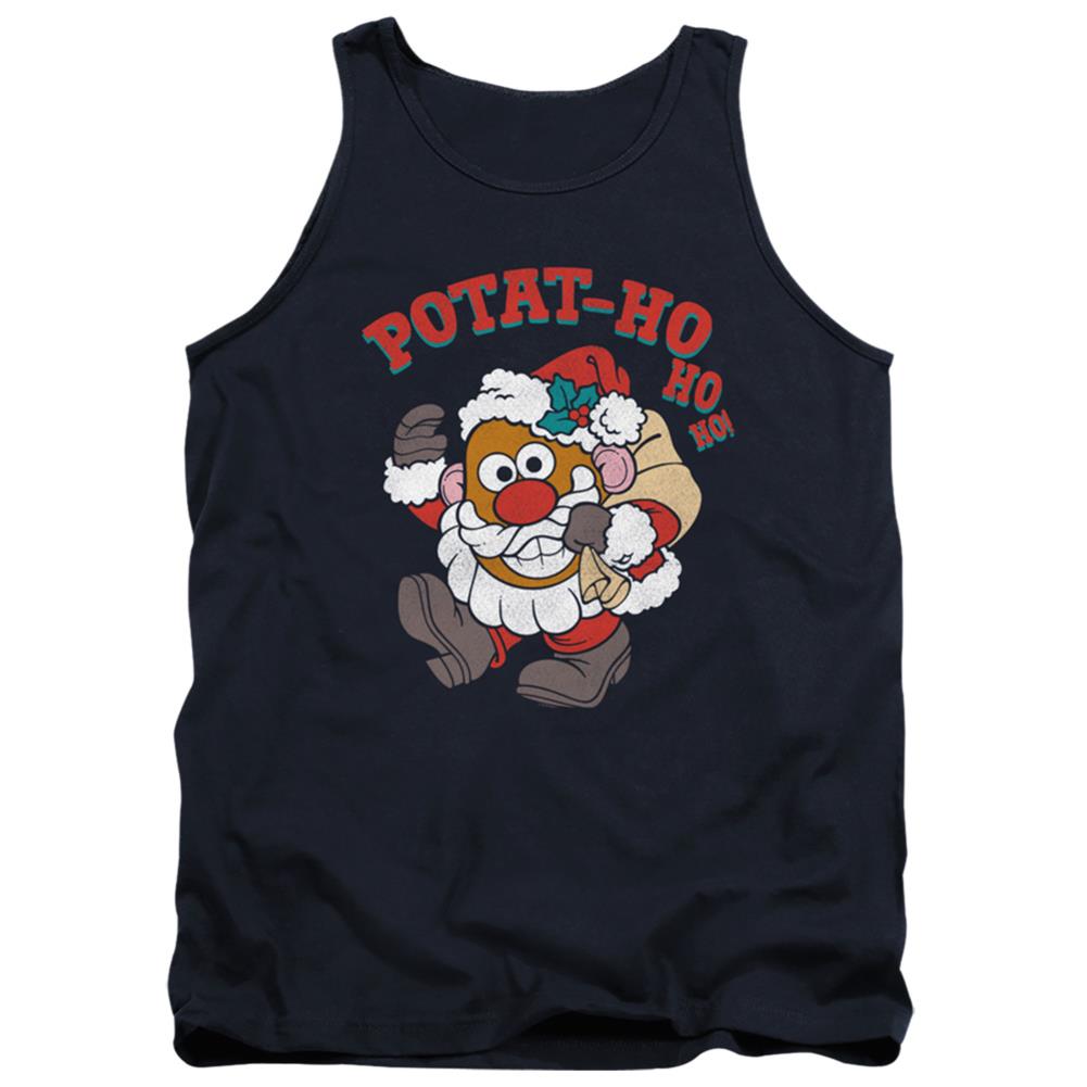 Mr. Potato Head Ho Ho Ho Men's 18/1 Cotton Tank Top