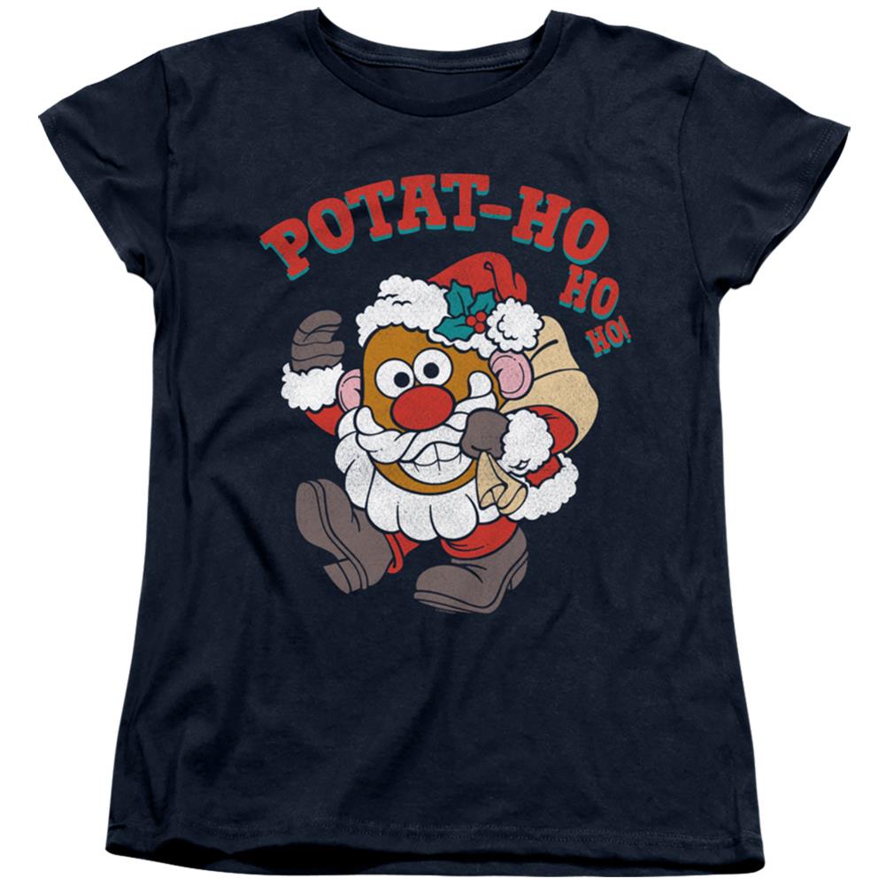 Mr. Potato Head Ho Ho Ho Women's 18/1 Cotton Short-Sleeve T-Shirt
