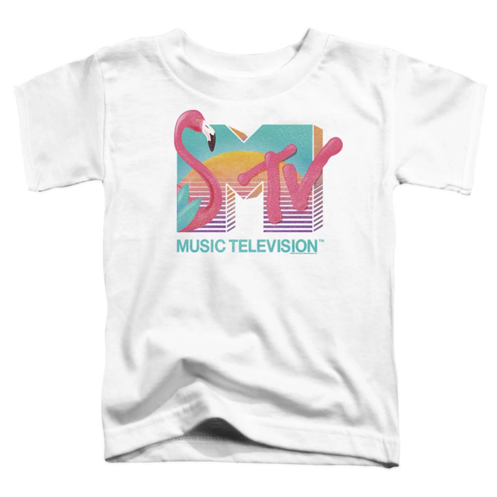 MTV Flamingo Logo Toddler 18/1 Cotton Short-Sleeve T-Shirt