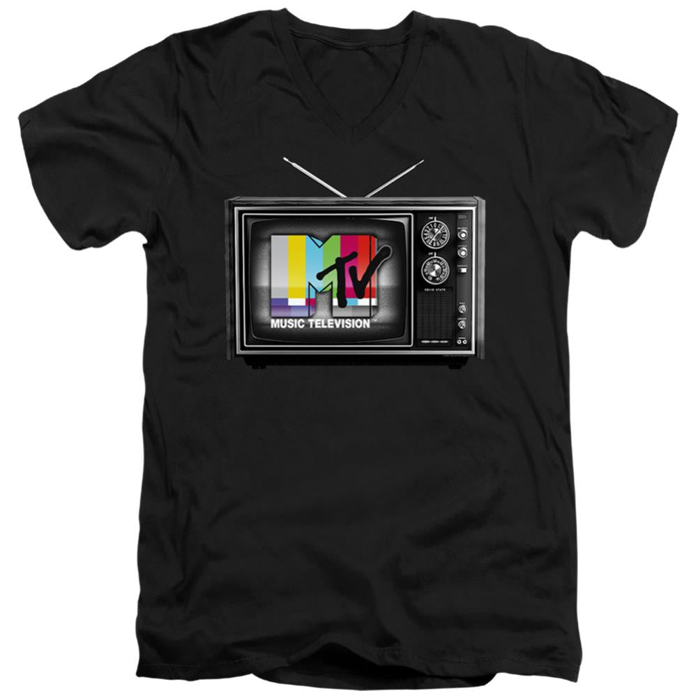 MTV Mtv Tv Men's 30/1 Cotton Slim V-Neck T-Shirt