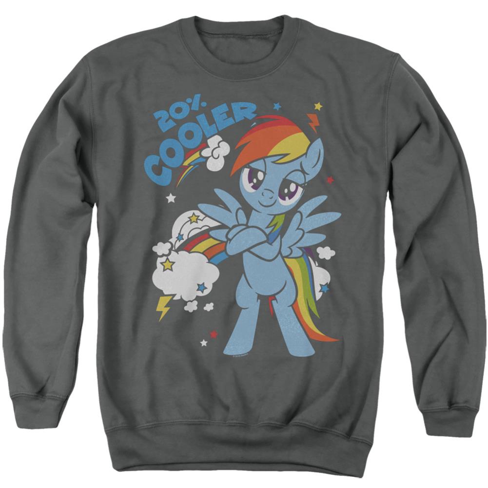 My Little Pony 20 Percent Cooler Men's Crewneck 50 50 Poly Long-Sleeve T-Shirt
