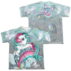 My Little Pony Believe In Dreams (Front/Back Print) Youth Regular Fit Poly Short-Sleeve T-Shirt
