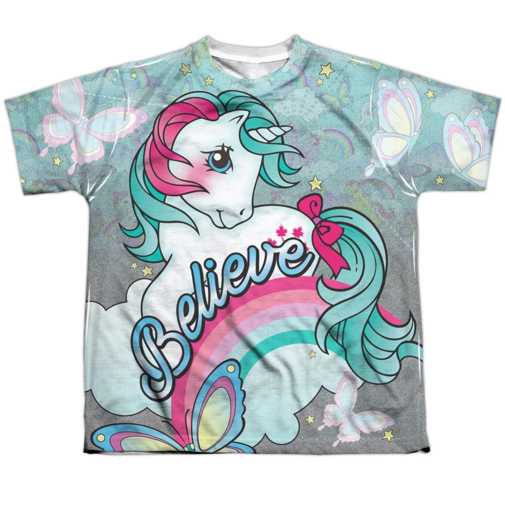 My Little Pony Believe In Dreams Youth Regular Fit Poly Short-Sleeve T-Shirt