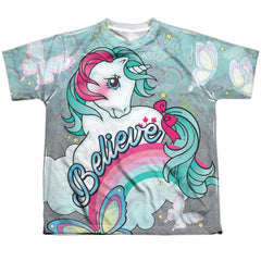 My Little Pony Believe In Dreams Youth Regular Fit Poly Short-Sleeve T-Shirt