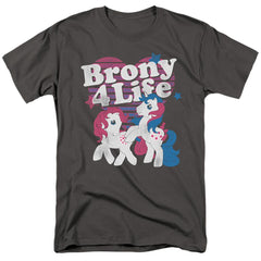 My Little Pony Brony 4 Life Men's 18/1 Cotton Short-Sleeve T-Shirt