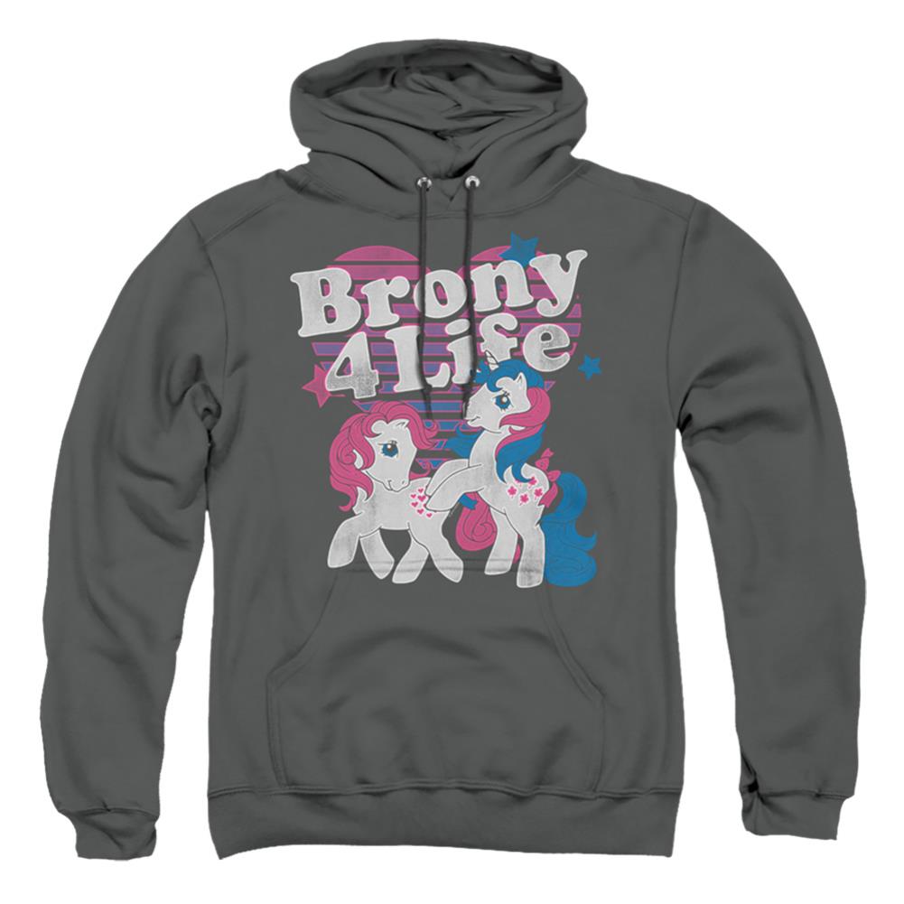My Little Pony Brony 4 Life Men's Pull-Over 75 25 Poly Hoodie