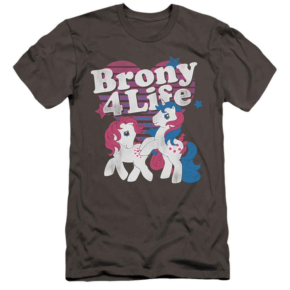 My Little Pony Brony 4 Life Men's Ultra-Soft 30/1 Cotton Slim Short-Sleeve T-Shirt