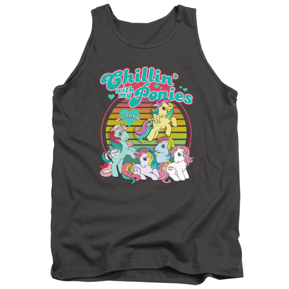 My Little Pony Chillin With My Ponies Men's 18/1 Cotton Tank Top