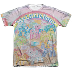 My Little Pony Classic Ponies Men's Regular Fit Poly Cotton Short-Sleeve T-Shirt