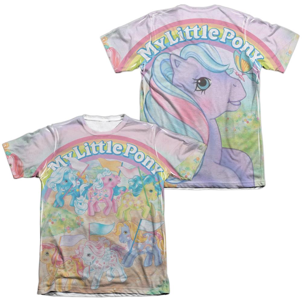 My Little Pony Classic Ponies Men's Regular Fit Poly Cotton Short-Sleeve T-Shirt