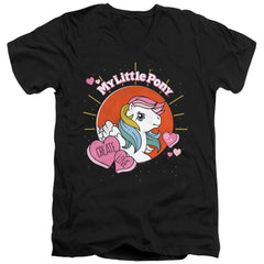 My Little Pony Create Love Men's 30/1 Cotton Slim V-Neck T-Shirt