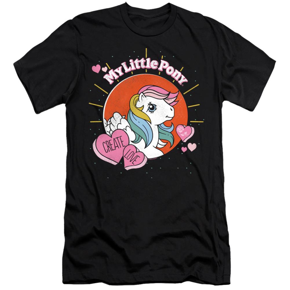 My Little Pony Create Love Men's Ultra-Soft 30/1 Cotton Slim Short-Sleeve T-Shirt