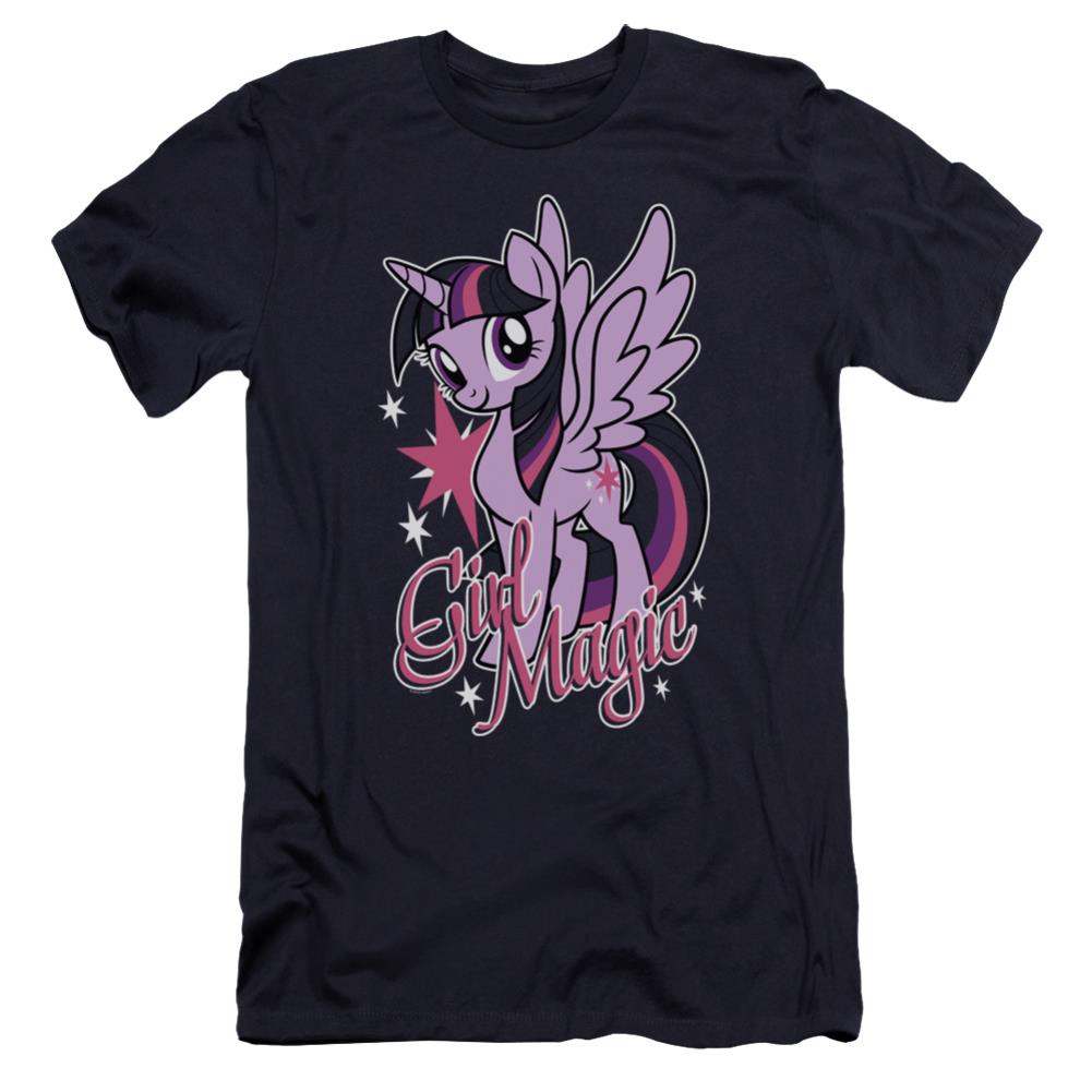 My Little Pony Girl Magic Men's Ultra-Soft 30/1 Cotton Slim Short-Sleeve T-Shirt