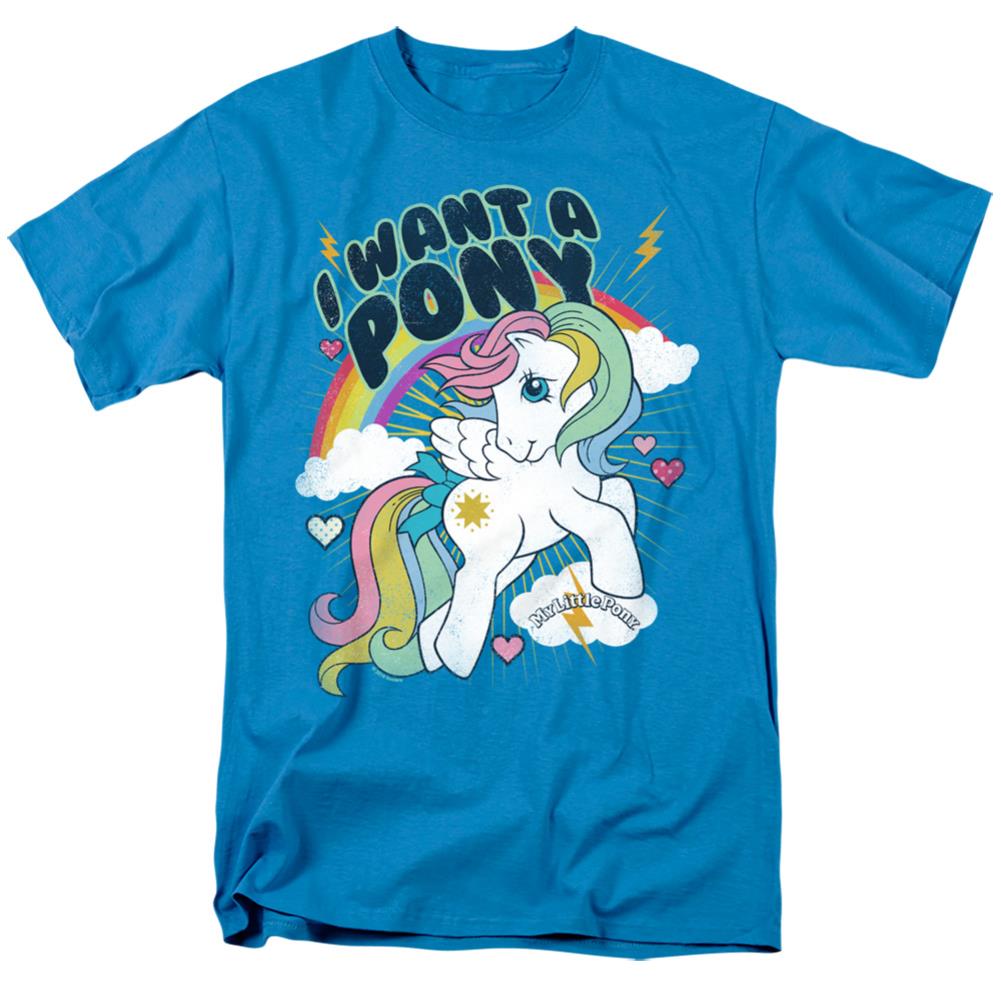 My Little Pony I Want A Pony Men's 18/1 Cotton Short-Sleeve T-Shirt